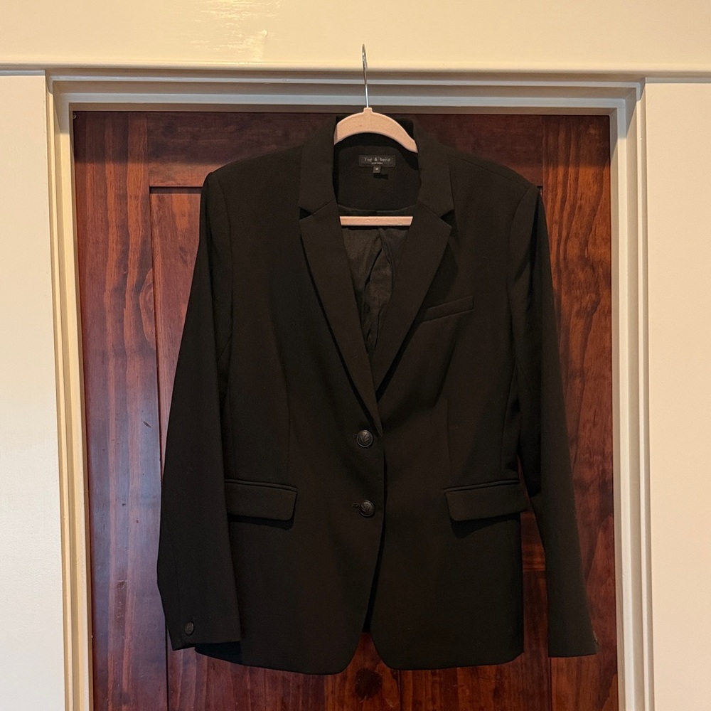 Rag and Bone Black Blazer Jacket